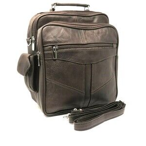 Afonie Inc Handbag Unisex 70s Camera Style Leather Great for Travel